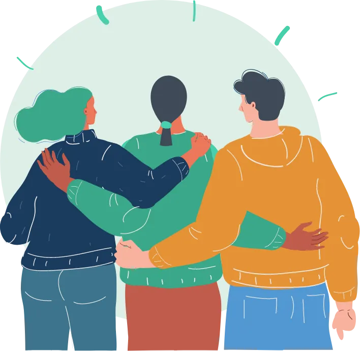 Group 19641 Illustration of hands up