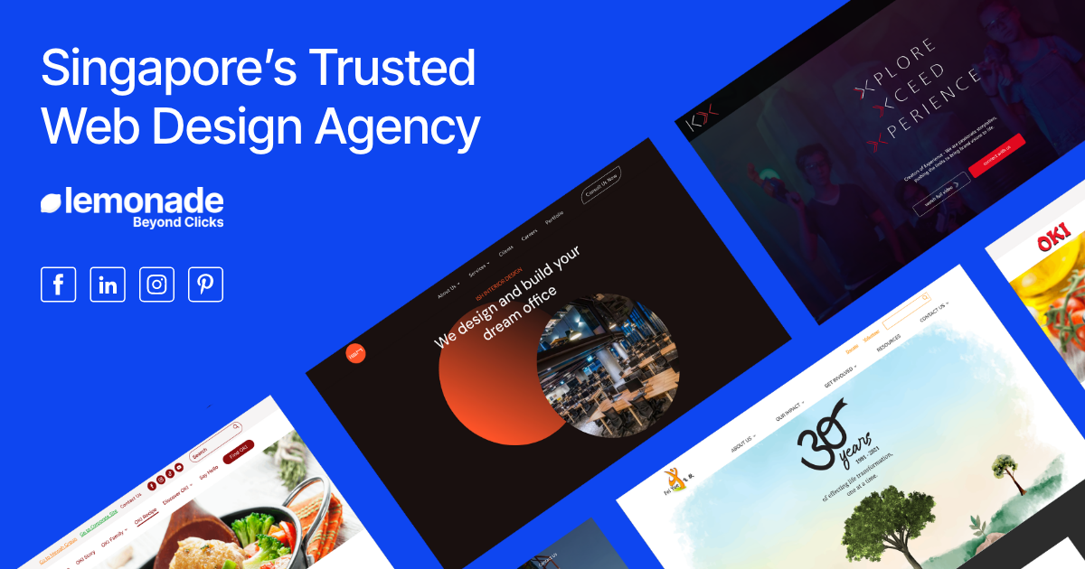 Projects Archive | Lemonade | Web Design Singapore | Singapore Website ...
