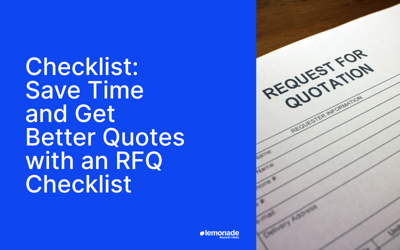 Image 22: Checklist: Save Time and Get Better Quotes with an RFQ Checklist