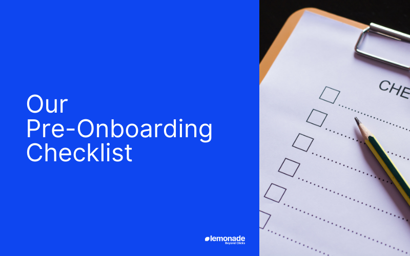 Image 23: Our Pre-Onboarding Checklist
