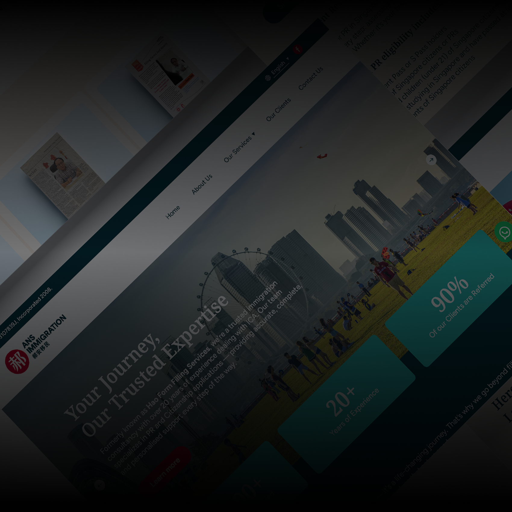 Modernising a Legacy: Rebranding and Web Design for a 30-Year Immigration Consultancy