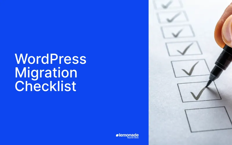 Wordpress Migration Checklist